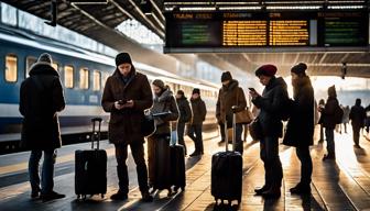 Verspätungen im Zugverkehr können nicht angezeigt werden